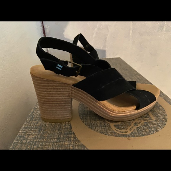 Tom’s Ibiza Sandals- Black - Picture 2 of 5